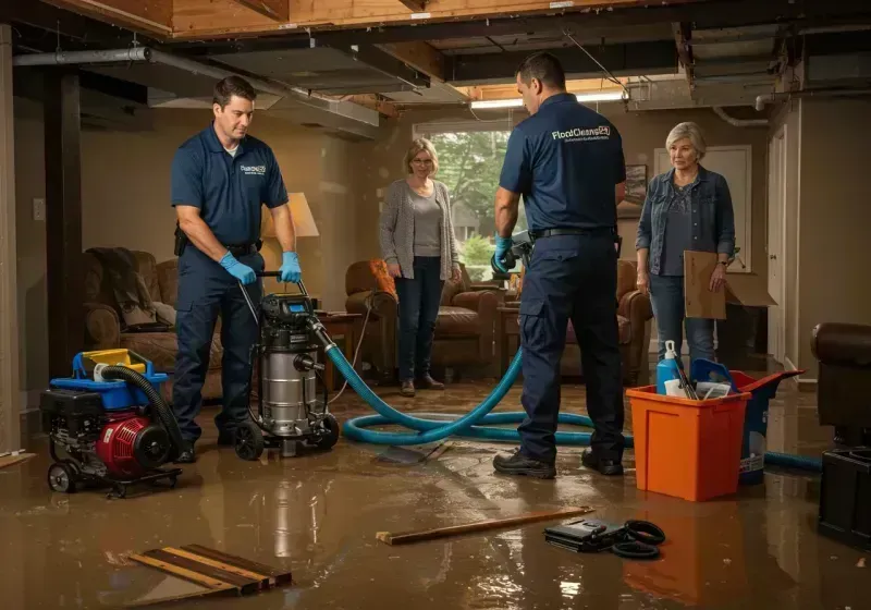 Basement Water Extraction and Removal Techniques process in Brecksville, OH